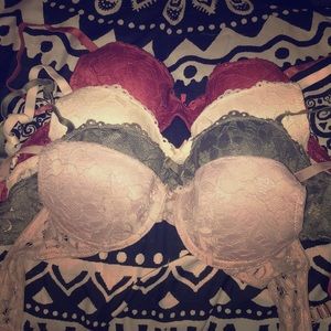 4 Piece Primark Bra Set